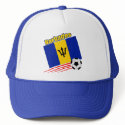 Barbados Soccer Team hats