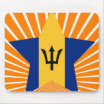 Barbados Star Mouse Pad