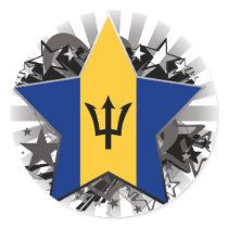 Barbados Star Sticker