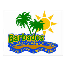 Barbados State of Mind postcard