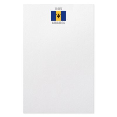 Barbados Customized Stationery by flagscrazy