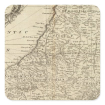 Barbados Square Stickers