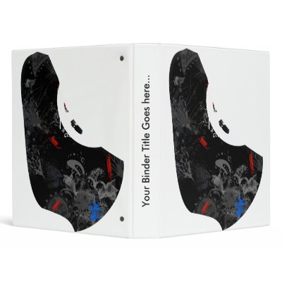 Barbados Trendy Peace Sign with Barbadian map Vinyl Binders by representmycountry