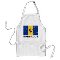 Barbados Vintage Flag Aprons