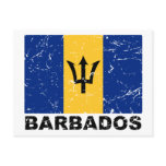 Barbados Vintage Flag Postcards