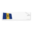 Barbados Waving Flag bumper stickers by Vexillophile Barbados Waving Flag bumper stickers