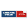 BARBARA BOXER FOR SENATE BUMPER STICKERS