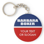 BARBARA BOXER FOR SENATE KEYCHAIN