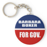 BARBARA BOXER FOR SENATE KEY CHAIN