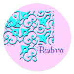 Barbara Designer Name Sticker