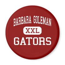 Barbara Goleman - Gators - High - Miami Florida magnets by customteamsportswear Barbara Goleman - Gators - High - Miami Florida magnets