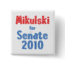 Barbara Mikulski for Senate 2010 Star Design Pins