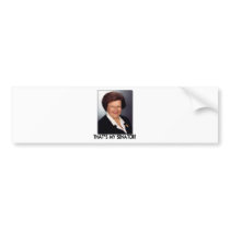 Barbara Mikulski, That's My Senator! Bumper Sticker