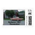 Barbara's 1957 Thunderbird postage