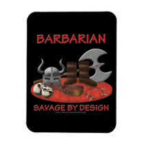 Barbarian: Savage by Design Rectangular Magnet
