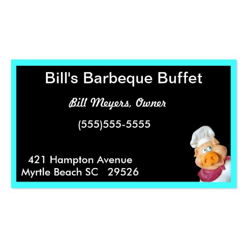 Barbecue Business Card