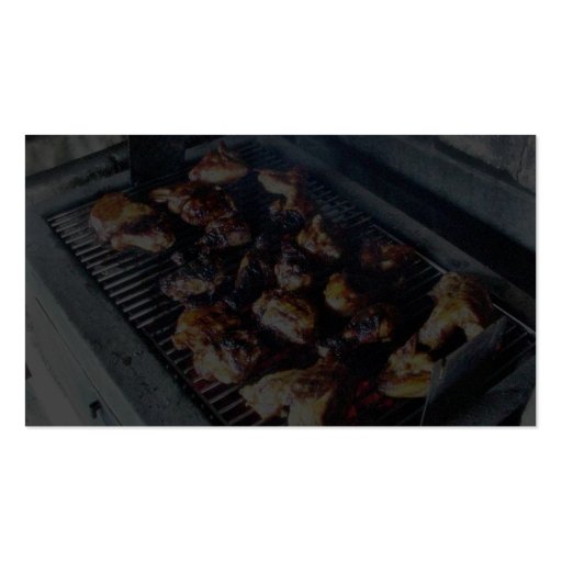 Barbecue Chicken Business Card (back side)