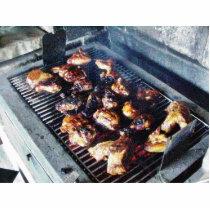 Barbecue Chicken Cut Out