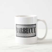 Barbecue Dimond Plated Design Coffee Mug