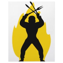barbecue freak icon letterhead