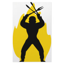 barbecue freak icon stationery