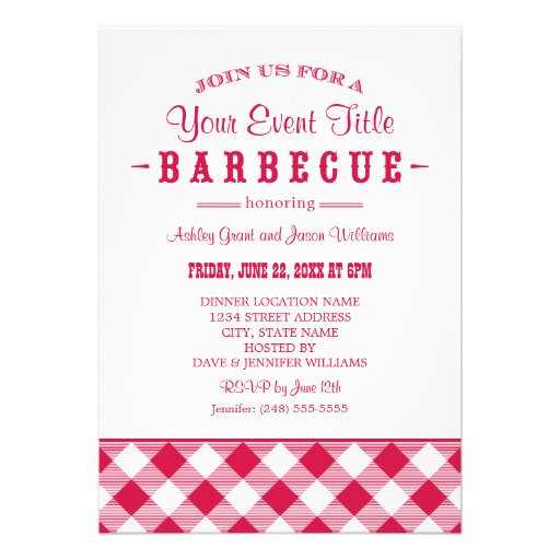Barbecue Party Invitation | Casual BBQ