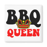 Barbecue Queen Refrigerator Magnet