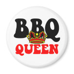 Barbecue Queen Refrigerator Magnet