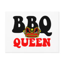Barbecue Queen Postcard