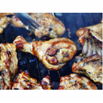 Barbecued Chicken At Solstice photo sculptures