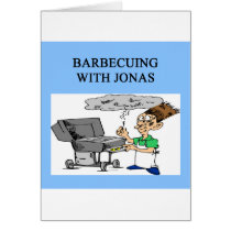 barbecueing with jonas cards