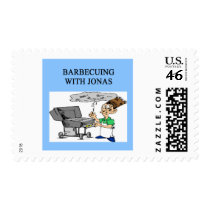barbecueing with jonas postage