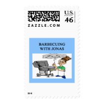 barbecueing with jonas postage