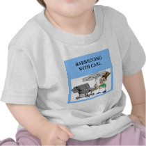 barbecuing with carl t-shirts