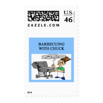 barbecuing with chuck stamps