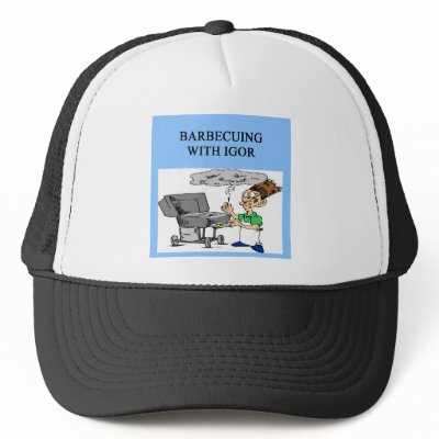barbecuing with igor mesh hats by jimbuf