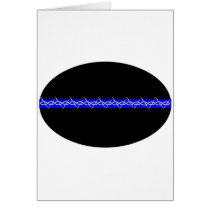 Barbed Blue Line Corrections Card