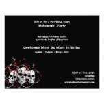 Barbed Skull Custom Party Invitations
