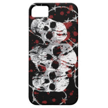 Barbed Skulls Custom iphone 5 Case