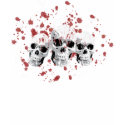 Barbed Skulls Men's Dark Shirts shirt