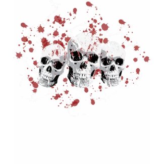 Barbed Skulls Men's Dark Shirts
                           shirt