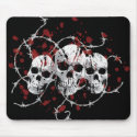 Barbed Skulls Mousepad