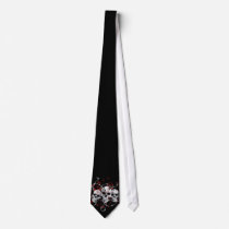 Barbed Skulls ties by RockHouseCo Barbed Skulls ties