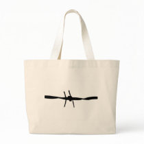 barbed wire tote bags