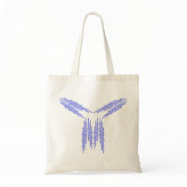 Barbed wire barbed wire tote bag