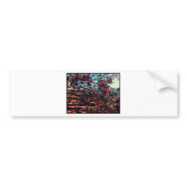 barbed wire fence bumper stickers