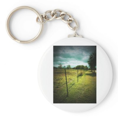 Barbed Wire Fence Keychain by nerice6