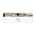 Barbed Wire Fencing (Sepia) Return Address Labels