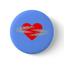 Barbed wire heart barbed wire heart pinback buttons