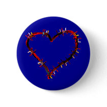 Barbed wire heart barbed wire heart pins